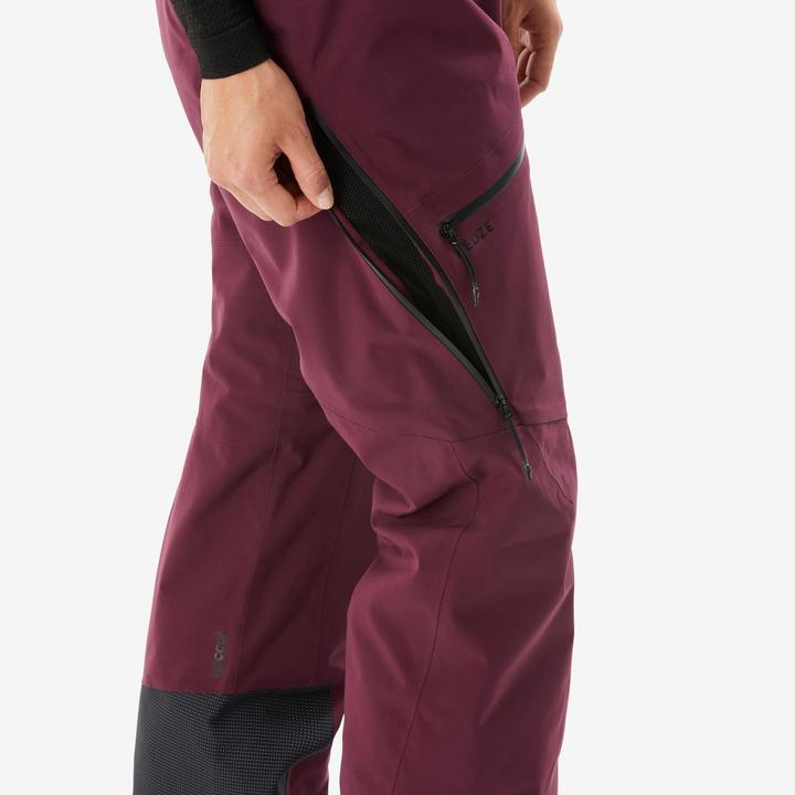 Produktbild Wedze Skihose Damen warm und atmungsaktiv Damen - 500 bordeauxrot (44)