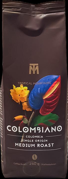 Actual product image Tropical Mountains COLOMBIANO Organic Fair Trade (250 g, Medium roast)