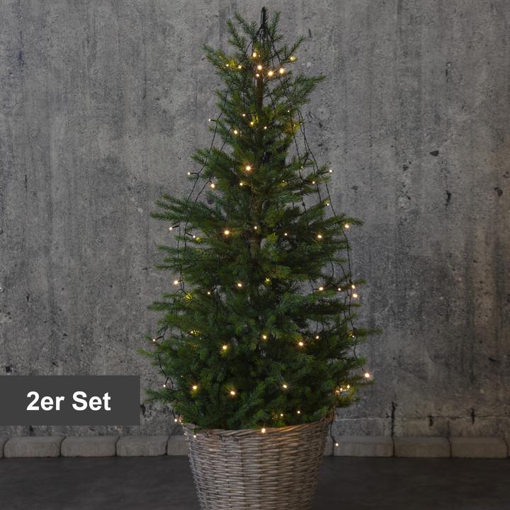 Image du produit Star Trading Chaîne lumineuse pour manteau d'arbre avec batterie d'extérieur | Manteau d'arbre LED | (0.29 m)