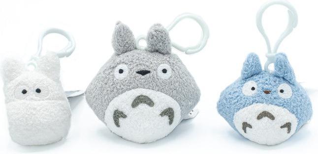 Actual product image - Porte-Clés Peluche Totoro Gris - 8 cm (8 cm)