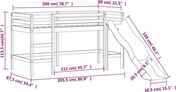 Produktbild VidaXL Theone (80 x 200 cm)