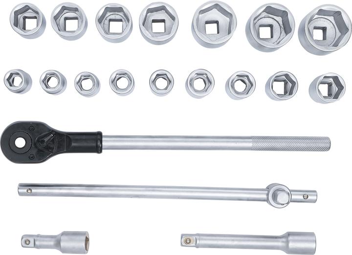 Immagine prodotto BGS Set di bussole con attacco da 20 mm (3/4") | 19-50 mm | 20 pezzi. (20 mm)