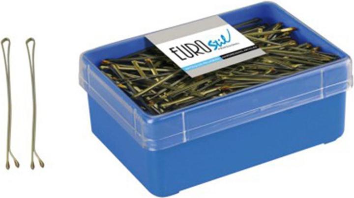 Caso Eurostil Haarpflege: Haarspangen Mini Clips Bronze 25mm