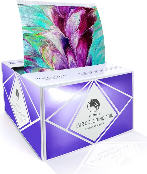 Actual product image Vellen Hair Pop Up Foils Lily Flower 500 pcs.