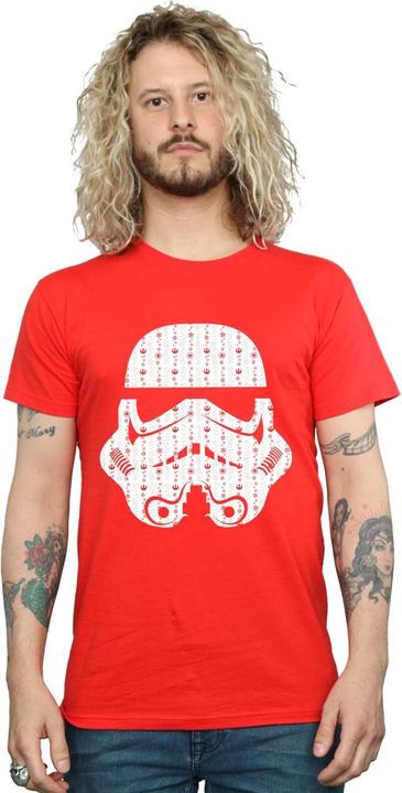 Produktbild Star Wars Christmas Stormtrooper Helmet TShirt (3XL)
