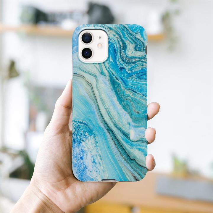 Actual product image Cadorabo IMD TPU Colorful Marble Cover (Apple iPhone 12 Pro Max)