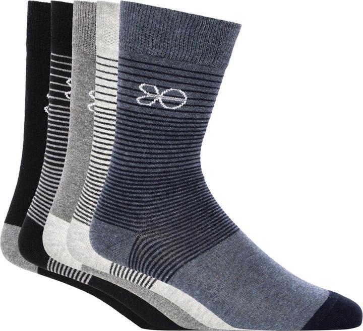 Crosshatch Dupez Socken (5erPack) (5er Pack, One Size)