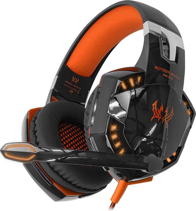 Image du produit JTI Casque de jeu G2000 Pro - Orange