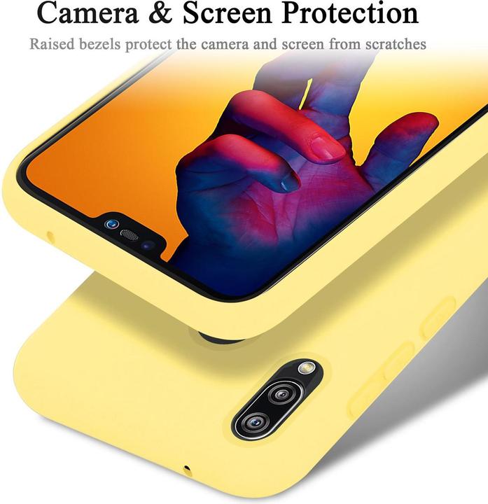 Immagine prodotto Cadorabo Copertura della cassa del silicone liquido TPU (Huawei Nova 3E, Huawei P20 Lite)