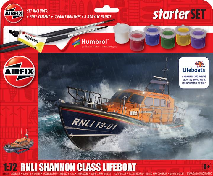 Airfix Starter Set - RNLI Shannon Class Lifeboat