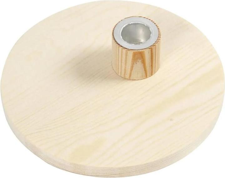 Produktbild Creativ Company Holzartikel Kerzenhalter Ø 16 cm 1 Stück (1.5 x 16 x 16 cm)