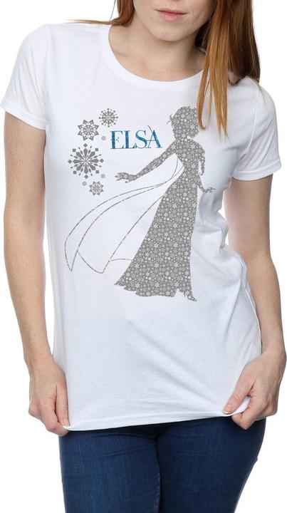 Image du produit Disney - T-shirt FROZEN ELSA CHRISTMAS SILHOUETTE - Femme (L)
