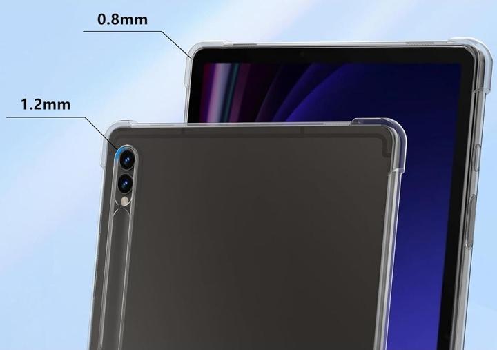 Screenguard Tablet Hülle Crystal Soft Airbag Bumper (Galaxy Tab S10 Ultra)