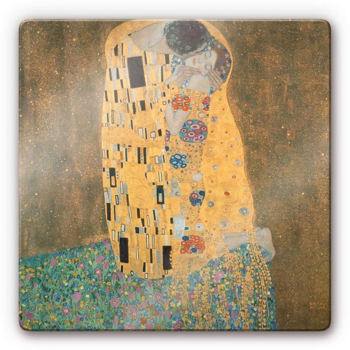 Produktbild Trenddeko Klimt - Der Kuss (20 x 20 cm)