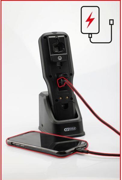 Actual product image KS Tools Workshop hand lamp (550 lm)