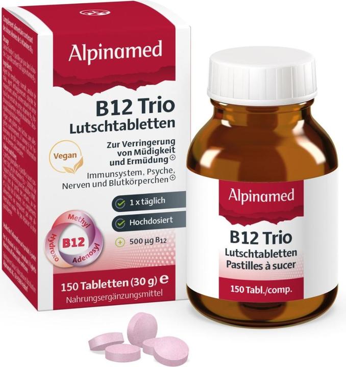 Produktbild Alpinamed B12 Trio Tabl (150 Stück, Tabletten, 115 g)