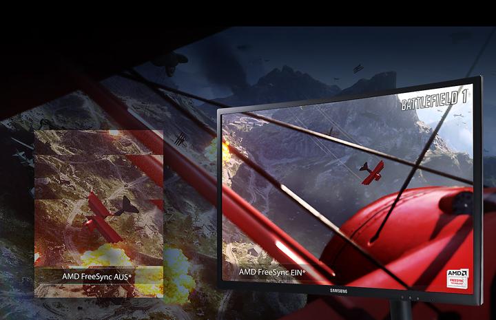 Actual product image Samsung C27fg73 (1920 x 1080 pixels, 27")