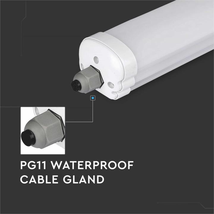 Produktbild V-TAC VT1249 LED Wasserdichte Lampe GSerie 1200mm 36W 4500K 120lmW (4320 lm)