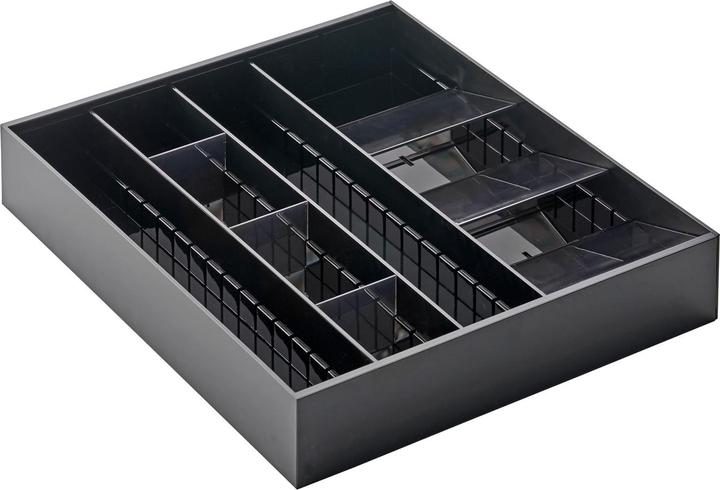 Immagine prodotto Yamazaki Vassoio portaposate diagonale allungabile - Torre - Nero