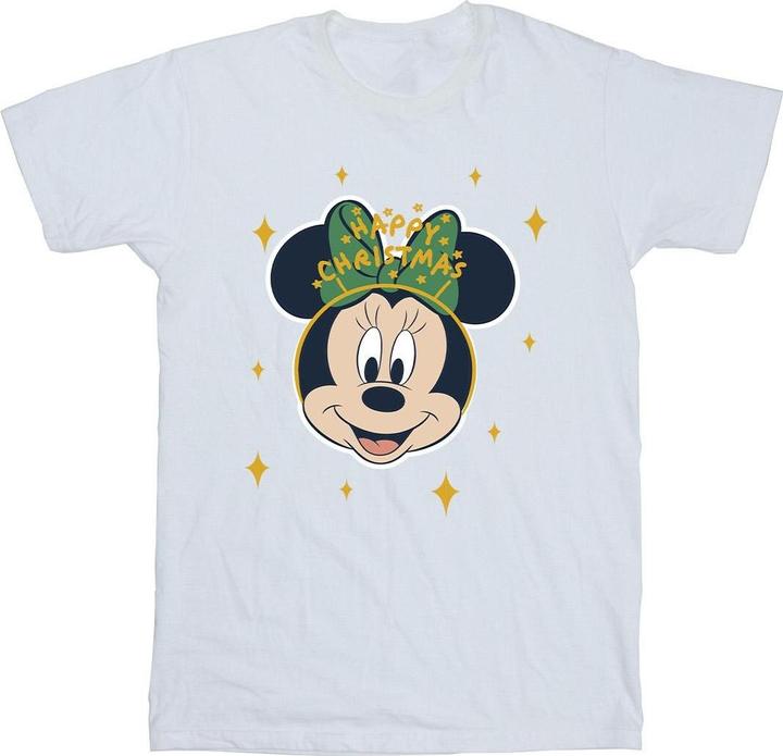 Actual product image Disney Mens Minnie Mouse Happy Christmas T-Shirt (XXL)