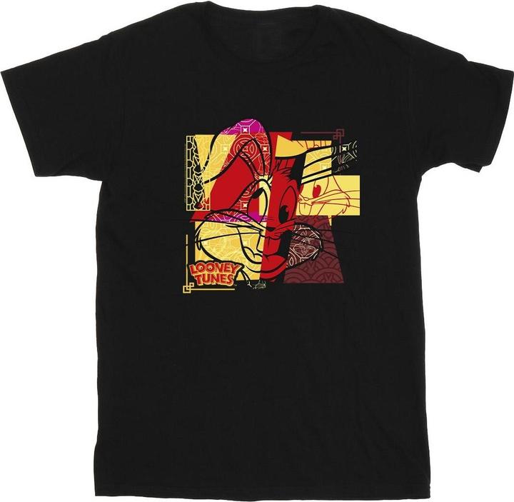 Actual product image Looney Tunes Mens Bugs Bunny Rabbit New Year T-Shirt (M)