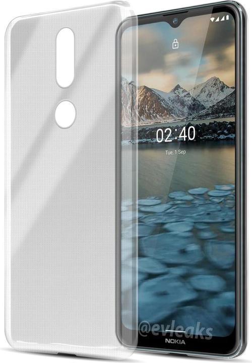 Actual product image Cadorabo TPU Ultra Slim AIR Cover (Nokia 2.4)