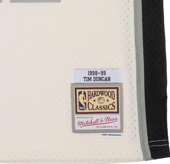 Image du produit Mitchell & Ness Swingman Jersey San Antonio Spurs OFF-WHITE Tim Duncan (L)