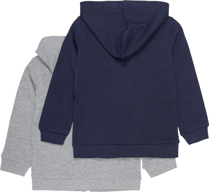 Image du produit Minymo Lot de 2 vestes sweat gris-mélange Gr. 104 (104)
