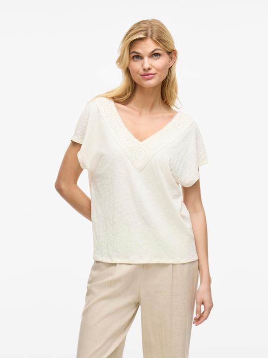 Actual product image Vila V-Ausschnitt Oberteil mit angeschnittenen Ärmeln (S)