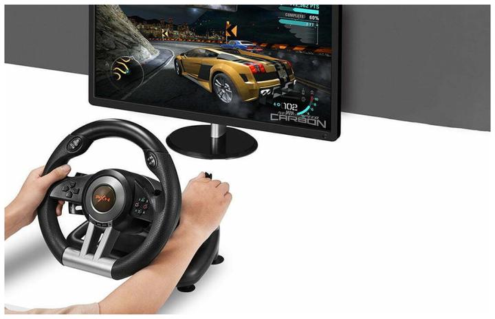 Actual product image PXN Gaming Wheel PXN-V3 (PC / PS3 / PS4 / XBOX ONE / SWITCH) (PS3, PS4, Xbox One S, PC, Switch)