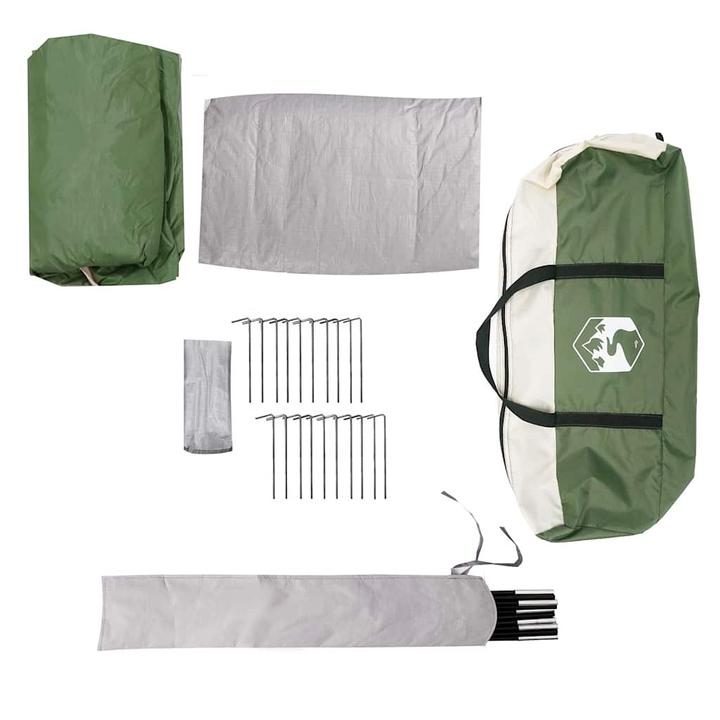 Produktbild VidaXL Tipi-Familienzelt 6 Personen Grün Wasserdicht (11.05 kg, 6 Personen)