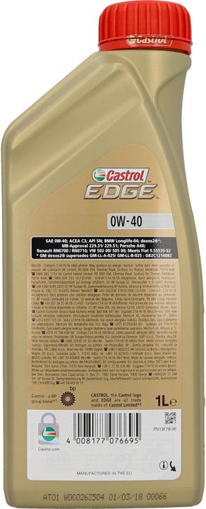 Image du produit Castrol Bord Titane (1 l, SAE 0W-40)