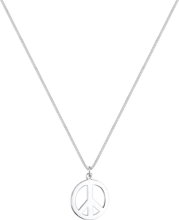 Produktbild Elli Halskette Boho Peace Zeichen 925 Sterling Silber (925er Sterling Silber, 45 cm)