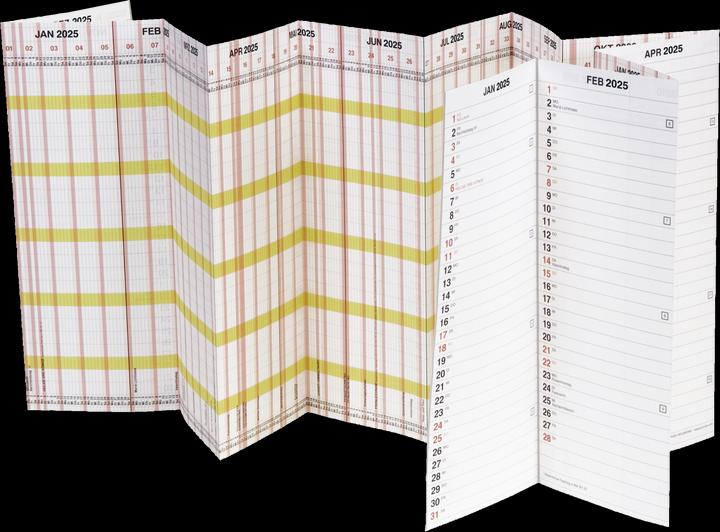 Produktbild Urlaubsplaner Planorama 138x29,5cm 2025