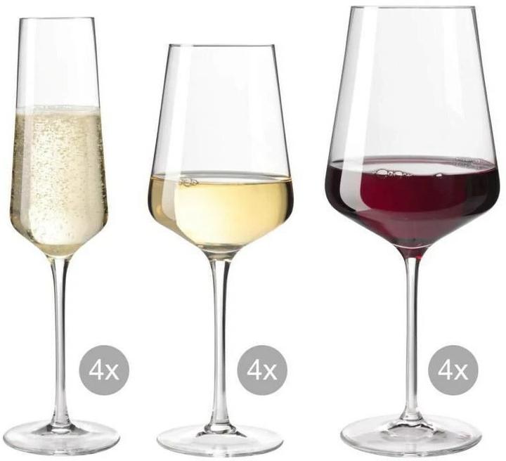 Productafbeelding Leonardo Puccini (75 cl, 12 Bril, Rode wijnglazen, Witte wijnglazen)