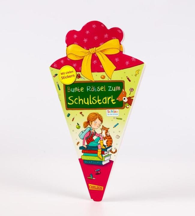Produktbild Schlau für die Schule: Bunte Rätsel zum Schulstart (Schultüte 2025 rosa) (17.30 cm, 1 x)