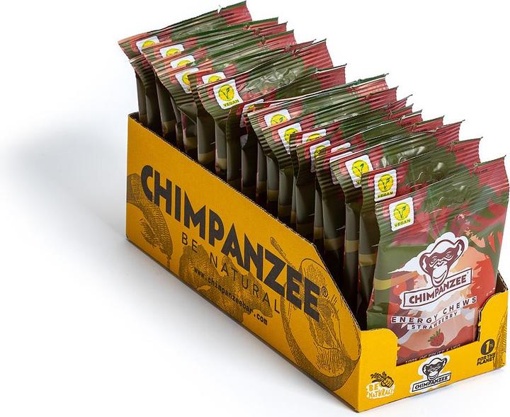 Actual product image Chimpanzee Energy Chews (Strawberry, 20 pcs., 700 g)