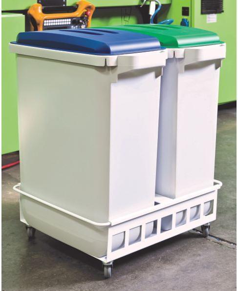 Actual product image Durable Trolley DURABIN TROLLEY DUO 60, colour: white (1 l)
