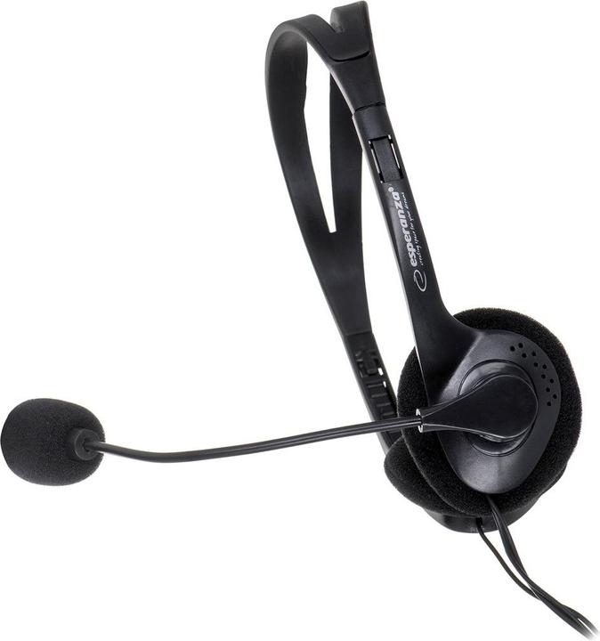 Actual product image Esperanza EH102 Headphones & Headset Wired Headband Call/Music Black (Cable)
