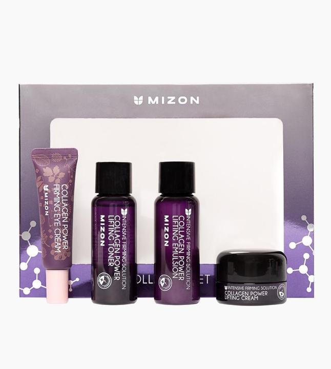 Actual product image Mizon Collagen miniature set of four