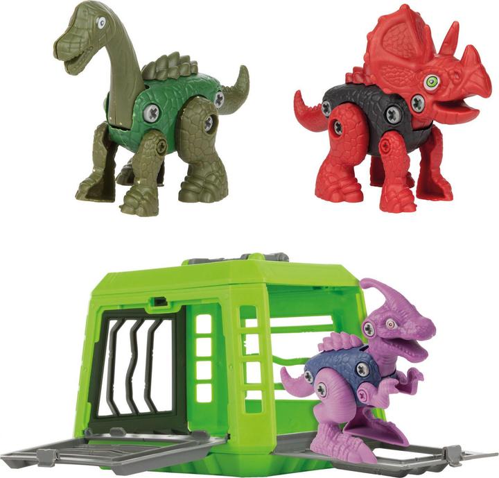 Actual product image Toi-Toys World of Dinosaurs Build a dinosaur with a cage