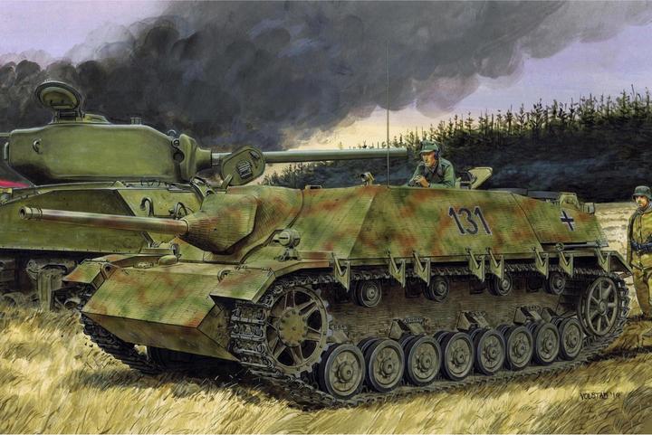Actual product image 1:35 Jagdpz.IV L/48 July'44 Prod.w/Zimm.