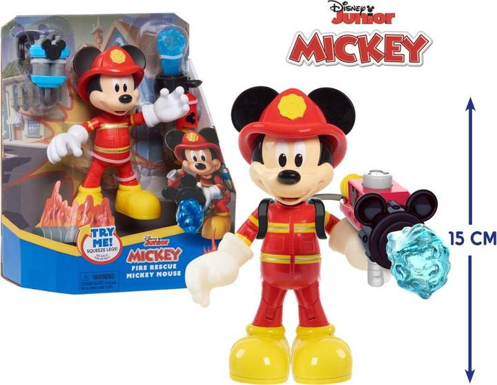 Actual product image Giochi Preziosi Fig Pompier Mickey 15cm + Acc