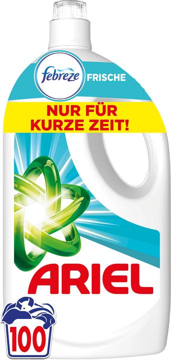 Actual product image Ariel Febreze Frische (100 Washing cycles, Liquid)