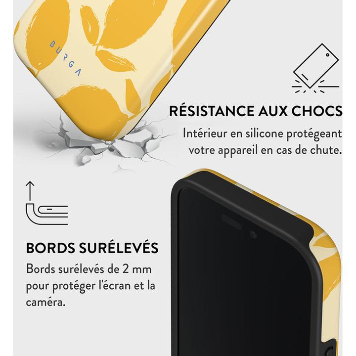 Actual product image Burga Lemon Tart Tough Magsafe Case For iPhone 16 Plus (Apple iPhone 16 Plus)