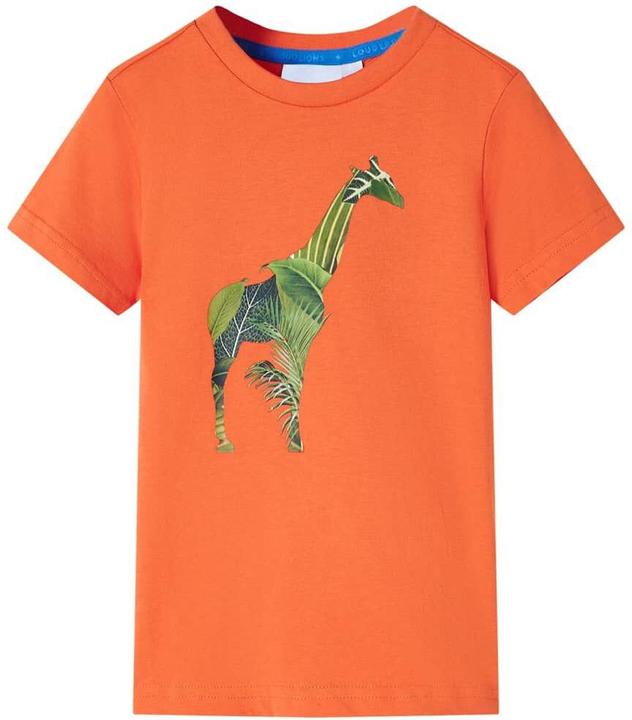 Image du produit VidaXL T-shirt enfant orange clair 116,Matière : 100 (116)