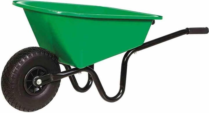 Produktbild FORT Kinderschubkarre 20l grün montiert, mit PU-Rad