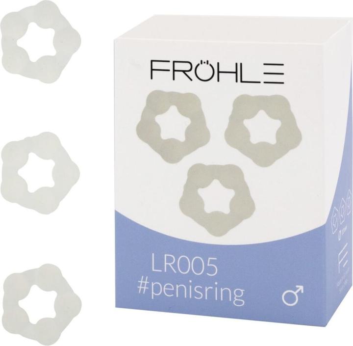 Fröhle Love rings with baubles size 3 M (1.30 cm)