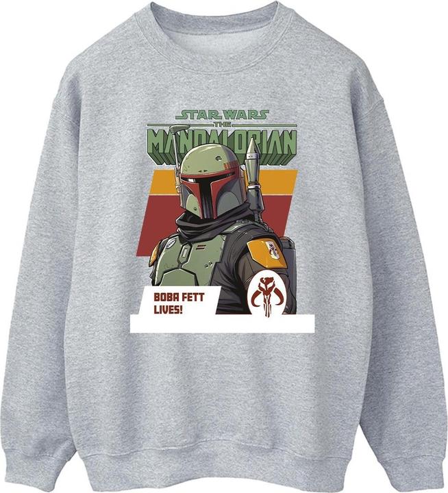 Immagine prodotto Star Wars The Mandalorian Boba Fett Lives Felpa Uomo (S)