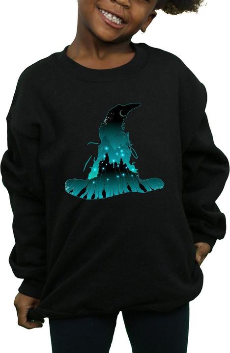Immagine prodotto Hogwarts Silhouette Felpa Ragazze (140, 146)